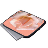 Peach Rose Notebook Sleeve Wilde Rose Tablet Case (Vorne Knopf)