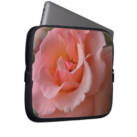 Peach Rose Notebook Sleeve Wilde Rose Tablet Case (Vorne Rechts)