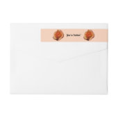 Peach Rose Orange Floral Fotografie (Rückseite)