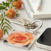 Peach-Rose Schlüsselanhänger (Vorderseite rechts)