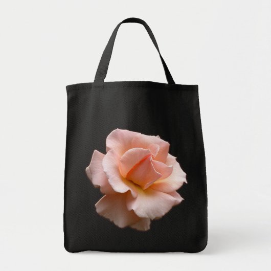 Peach RoseTote Bag Wild Rose Beach Tragetaschen (Vorne)