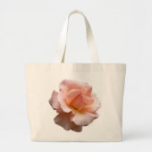 Peach RoseTote Bag Wild Rose Beach Tragetaschen (Vorne)