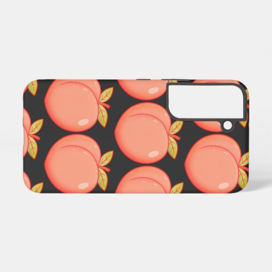 Peach Samsung Galaxy iPhone Case Samsung Galaxy Hülle (Rückseite (Horizontal))