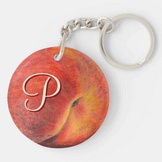 Peach Schlüsselanhänger (Rückseite)
