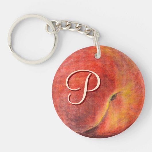Peach Schlüsselanhänger (Vorderseite)