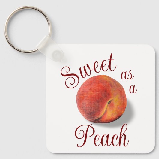 Peach Schlüsselanhänger (Vorderseite)