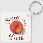 Peach Schlüsselanhänger (Rückseite)