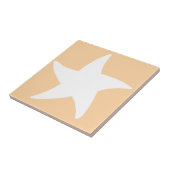 Peach Sea Star Fliese (Seite)