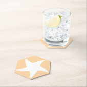 Peach Sea Star Untersetzer (Vor Ort)