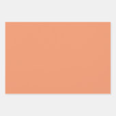 Peach Seamless Geometric Pattern Geschenkpapier Set (Vorderseite 3)