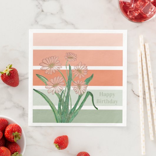 Peach Serviette (Beispiel)