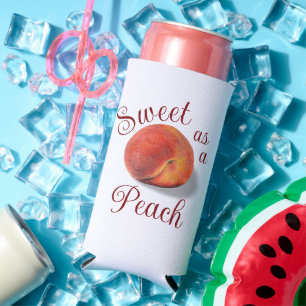 Peach Slim Dose Cooler Selters Dosenkühler