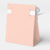 Peach Solid Color Geschenkschachtel (Rückseite)