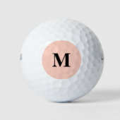 Peach Solid Color Golfball (Vorderseite)