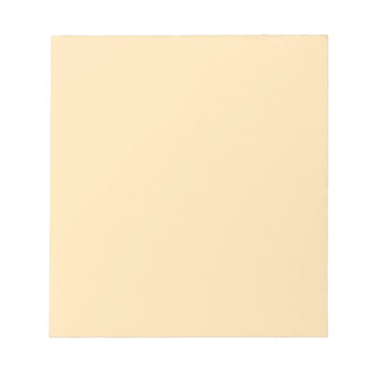 Peach Solid Color Notizblock (Vorderseite)