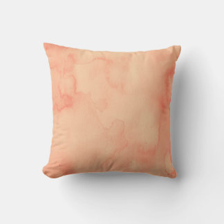 Peach Sorbet Wasserfarbe Kissen