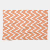 Peach Southern Hütte Chevrons Handtuch (Horizontal)