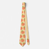 Peach Southern Peaches Emoji Krawatte (Vorderseite)