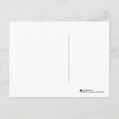 Peach Spirals, Filigree und Blume Benutzerdefinier Postkarte (Rückseite)