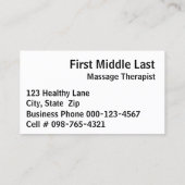 Peach Spirals, Filigres und Blume Visitenkarte (Rückseite)