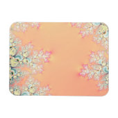 Peach Spring Frost Fraktal Magnet (Horizontal)