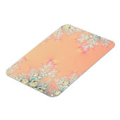 Peach Spring Frost Fraktal Magnet (Linke Seite)
