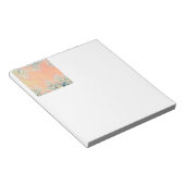 Peach Spring Frost Fraktal Notizblock (angewinkelt)