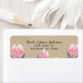 Peach Spring Watercolor Tulips Brautparty Party (Insitu)