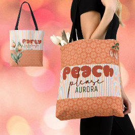 Peach Squad Savannah Bridesmaid Retro Bachelorette Tasche