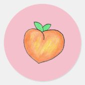 Peach Stickers (Vorderseite)