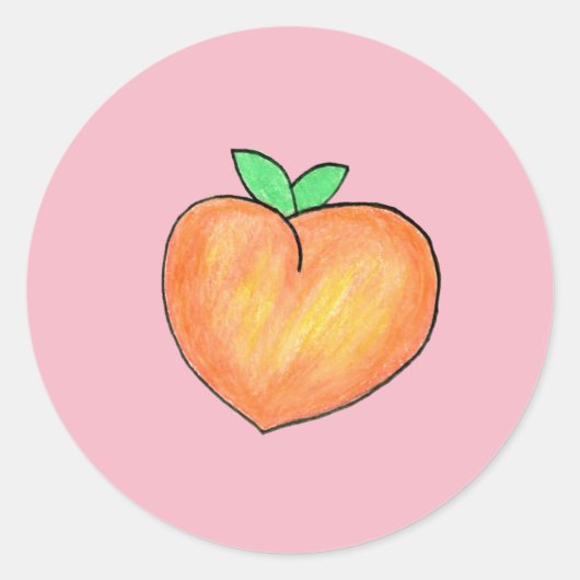 Peach Stickers (Vorderseite)
