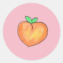 Peach Stickers