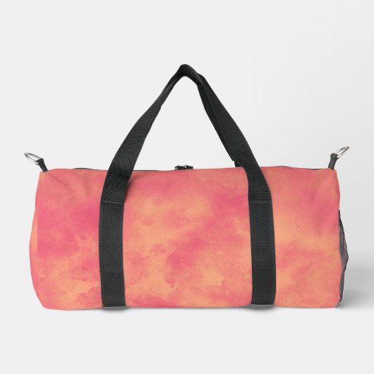 Peach Storm Cloud-Effekt Duffle Bag (Vorderseite)