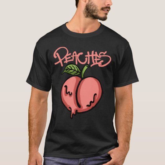 Peach streetwear T-Shirt (Vorderseite)