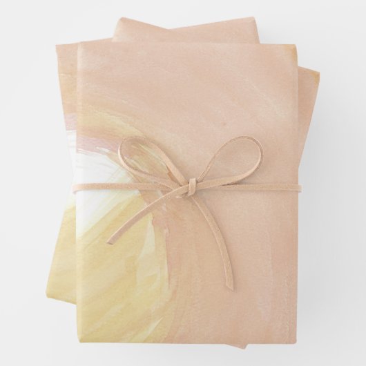 Peach Stroms Geschenkpapier Set (Beispiel)