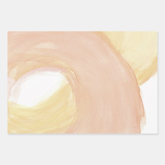 Peach Stroms Geschenkpapier Set (Vorderseite)