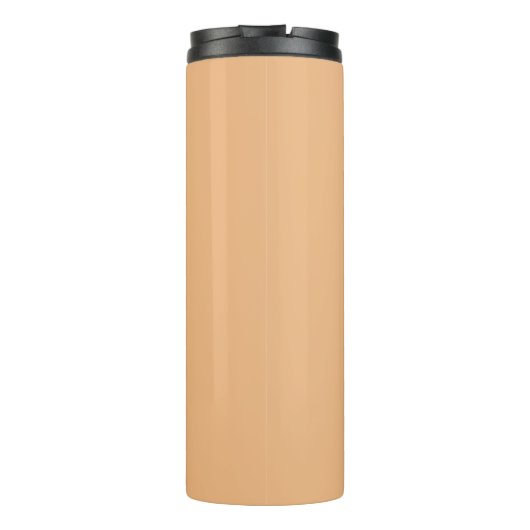 Peach Stylized Wedding Bridesmaid Thermosbecher (Rückseite)