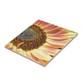 Peach Sunflower Fliese (Seite)