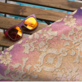 Peach Sunset Royal Damask Strandtuch