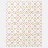 peach sunshine cozy fleecedecke (Vorderseite)