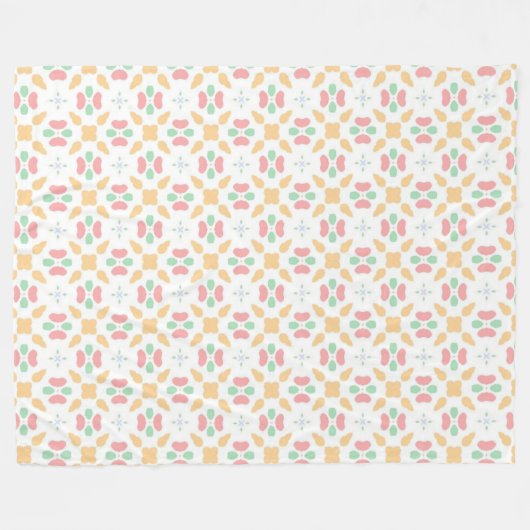 peach sunshine cozy fleecedecke (Vorderseite (Horizontal))
