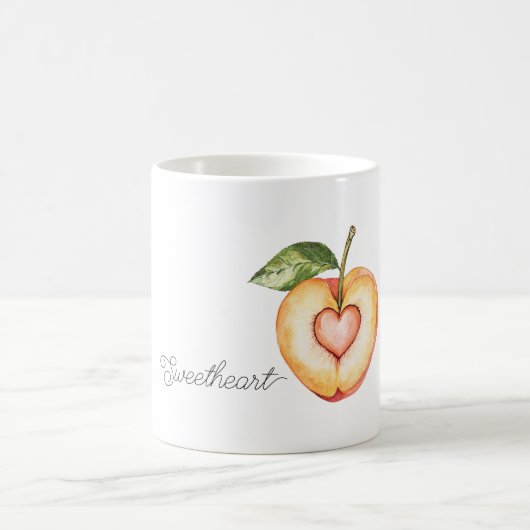 Peach Sweetheart Kaffeetasse (Mittel)