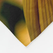 Peach-Taglilie Fleecedecke (Ecke)