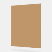 Peach Tan Color Block | Soft Wedding Design Acrylschild (Winkel)