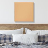 Peach Tan Color Block | Soft Wedding Design Leinwanddruck (Insitu (Schlafzimmer))