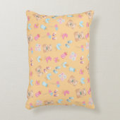 Peach teddy nursey pillow dekokissen (Vorderseite(Vertikal))