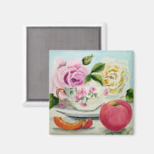 Peach & Tee Magnet (Vorderseite/Rückseite)