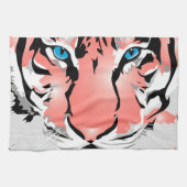 PEACH TIGER KITCHEN TOWEL GESCHIRRTUCH (Horizontal)