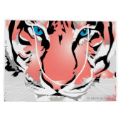 PEACH TIGER LARGE GIFT BAG GROßE GESCHENKTÜTE (Rückseite)