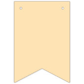 Peach to Lavender Lila Gradient Wimpelkette (Zweite Fahne)